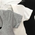方领镂空交叉露背上衣